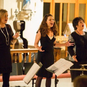 Emma Tracey, Cheryl Gilliver & Cherryll Williams singing Oceans