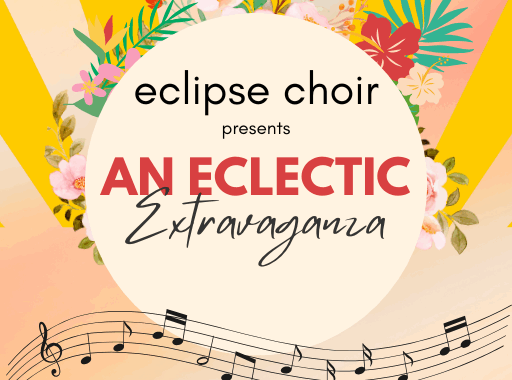 Eclipse Choir presents an Eclectic Extravaganza concert summer 2025 (512 x 512 px)